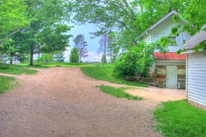 Farm driveway